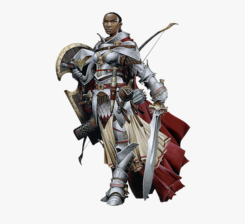 Paladin Dungeons And Dragons Png , Png Download - Pathfinder Seelah, Transparent Png, Free Download