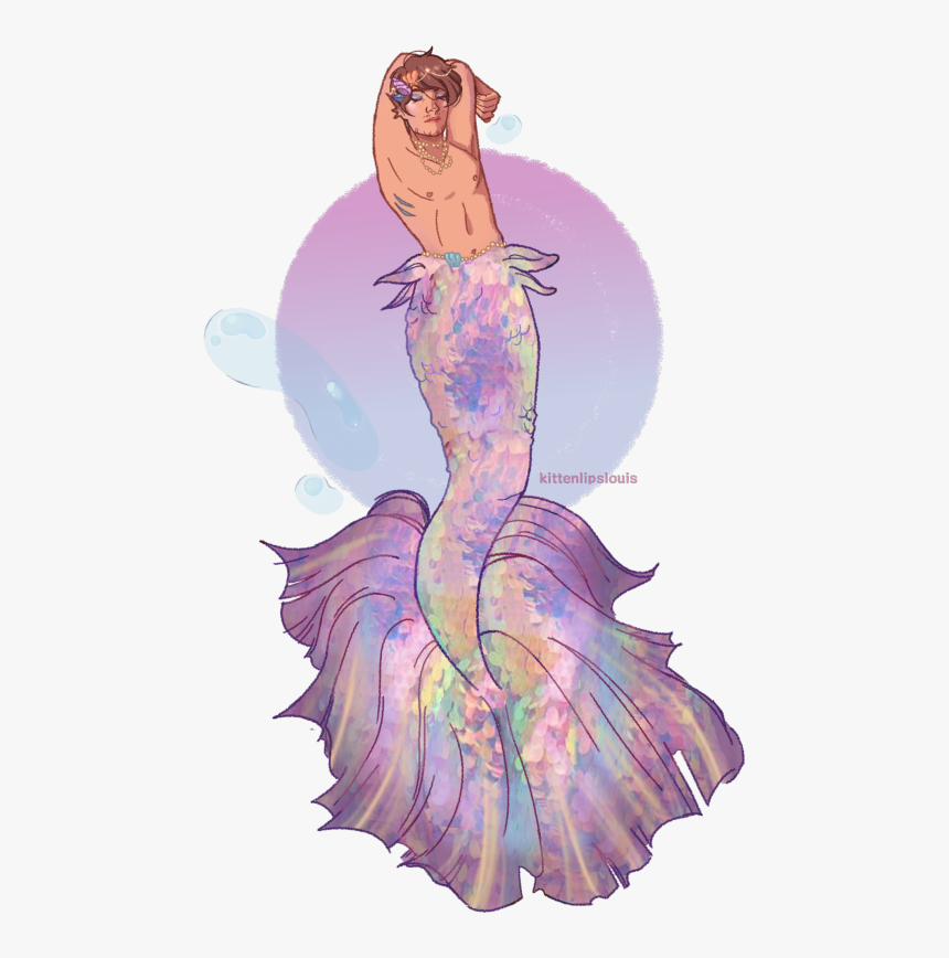 Image - Harry Styles Mermaid Fanart, HD Png Download, Free Download