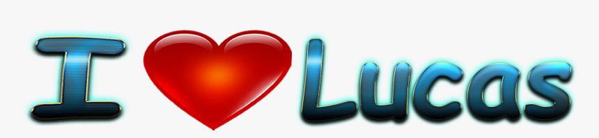 Lucas Love Name Heart Design Png - Heart, Transparent Png, Free Download