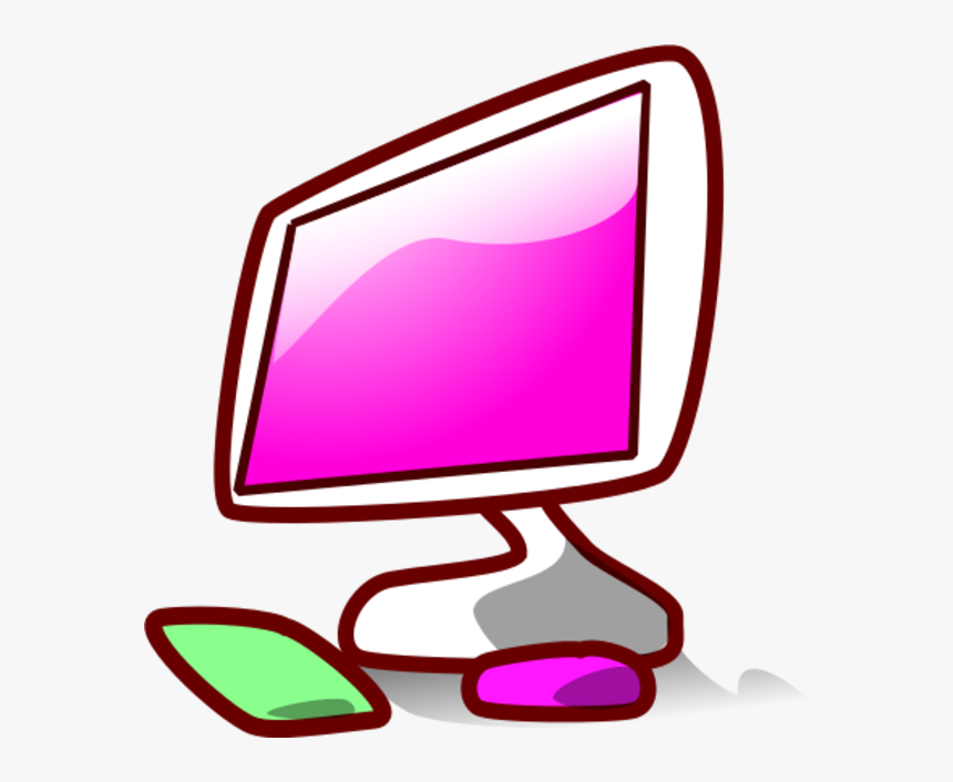 Pink Clipart Computer Mouse - Computer Clip Art Png, Transparent Png, Free Download