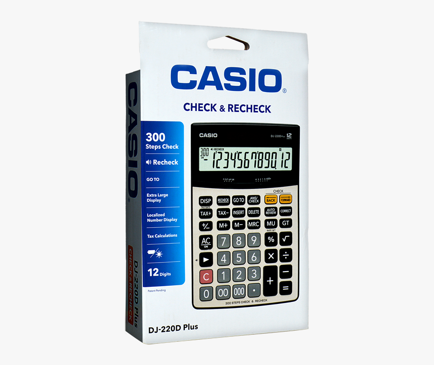 Casio Calculator Dj 240d Plus, HD Png Download, Free Download