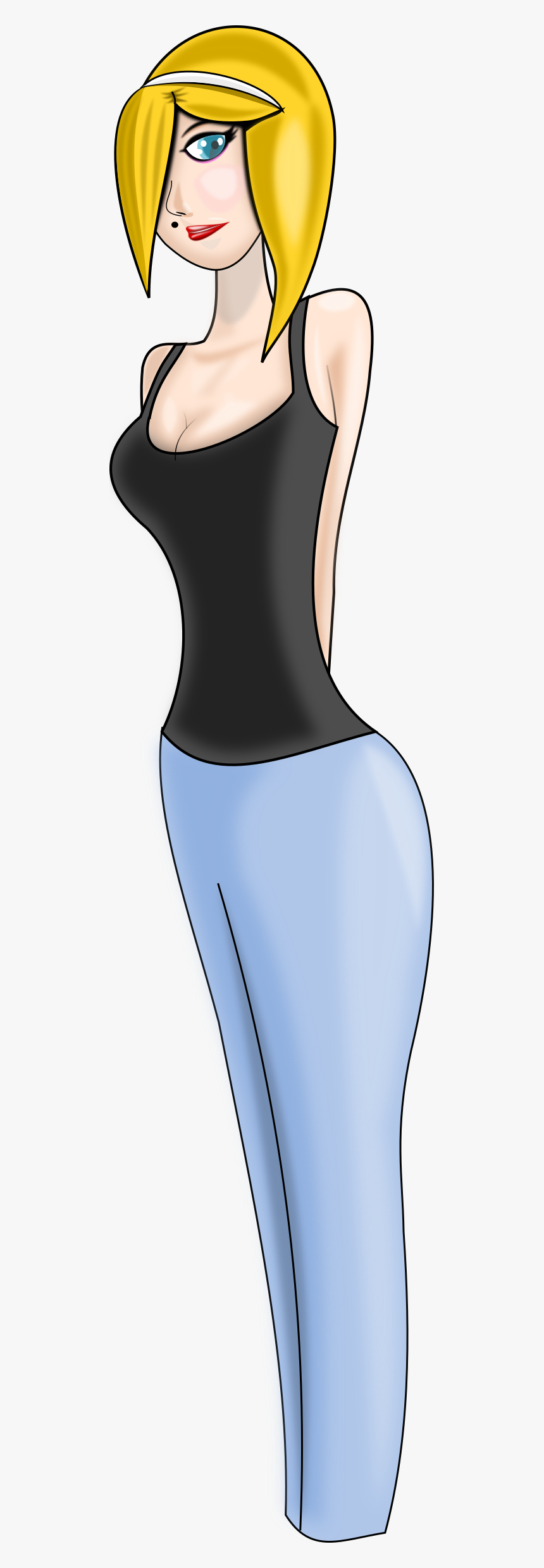 Blond Girl Clip Arts - Clip Art, HD Png Download, Free Download
