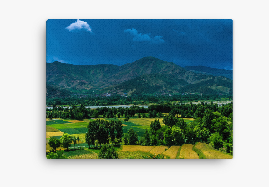 Green Mountain Distance With Trees - Mount Scenery, HD Png Download, Free Download