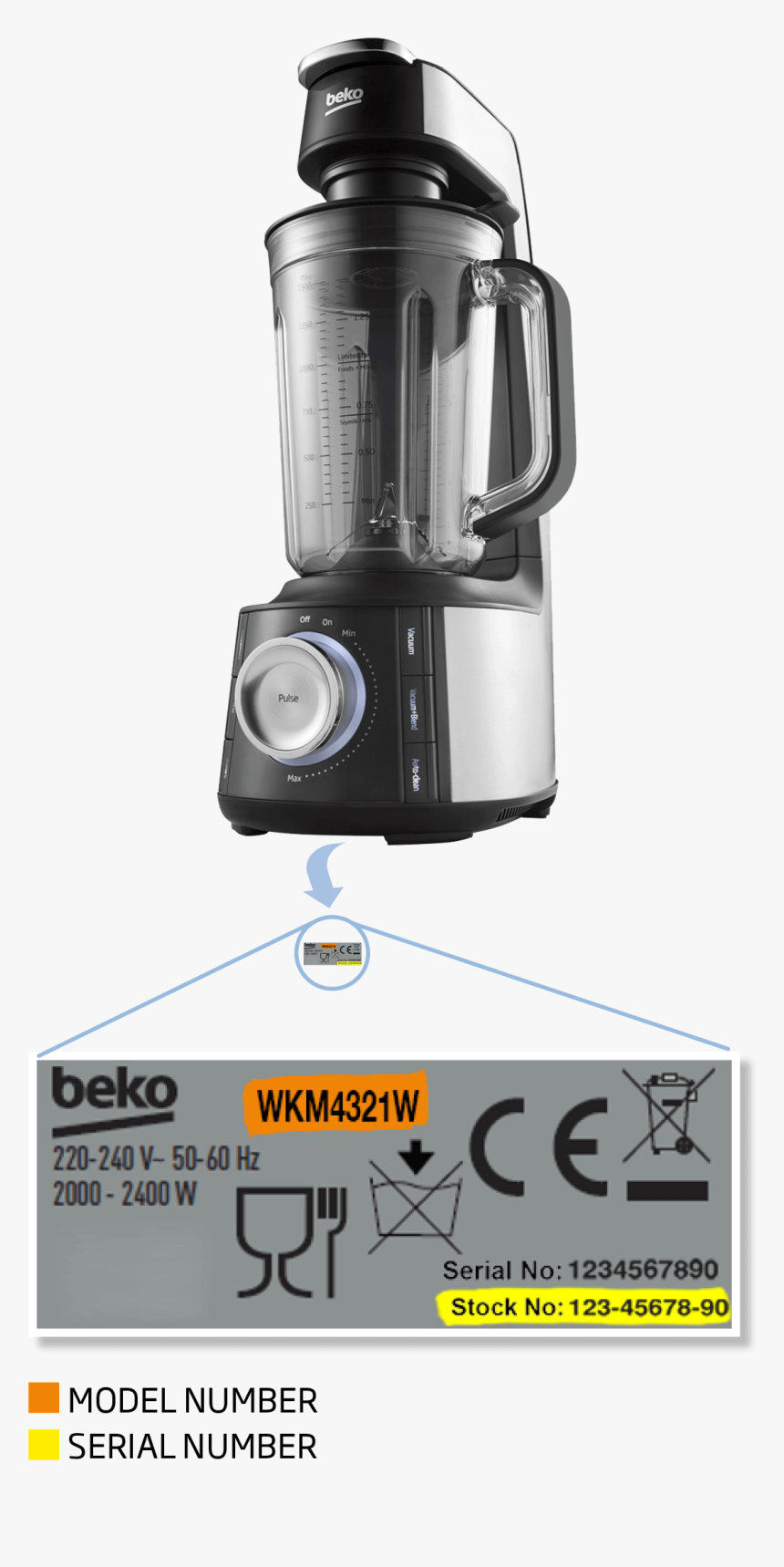 Beko Vacuum Blender, HD Png Download, Free Download