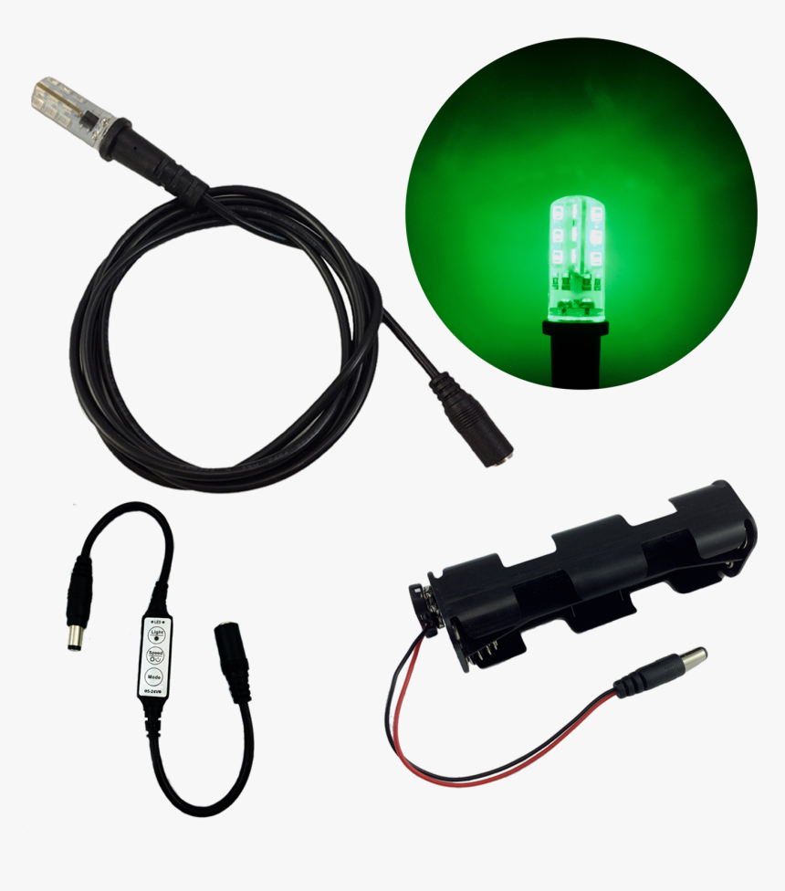 Eel Enhanced Effects Light, Green Led Light Kit, - Led Socket Micro, HD Png Download, Free Download