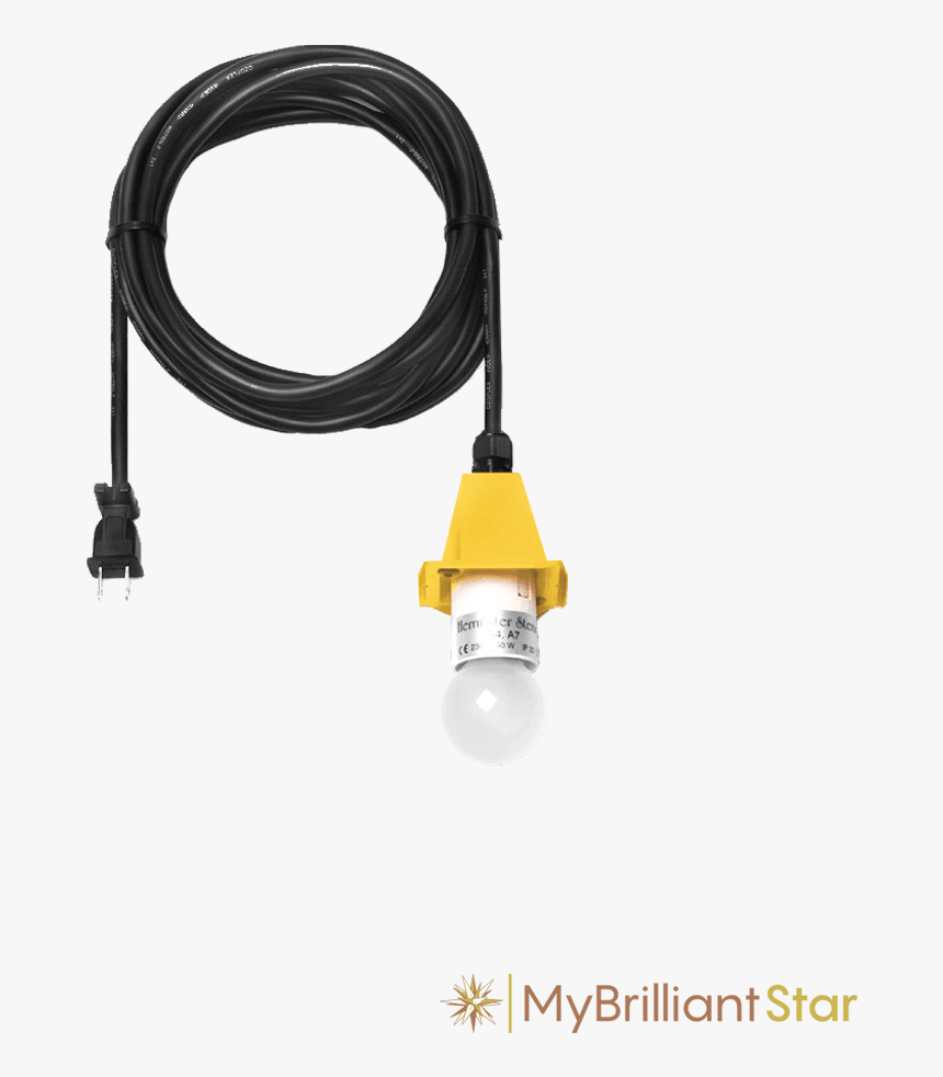 Lighting For Original Herrnhut Plastic Star, Yellow, - Usb Cable, HD Png Download, Free Download