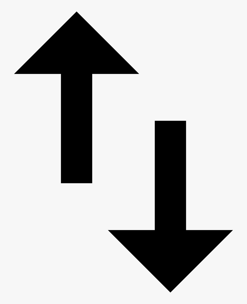 Switch Vertical Orientation Arrows - Import Export Icon Svg, HD Png Download, Free Download