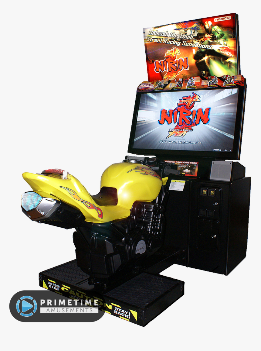 Nirin Motorcycle Racing Arcade Game By Bandai Namco, HD Png Download, Free Download