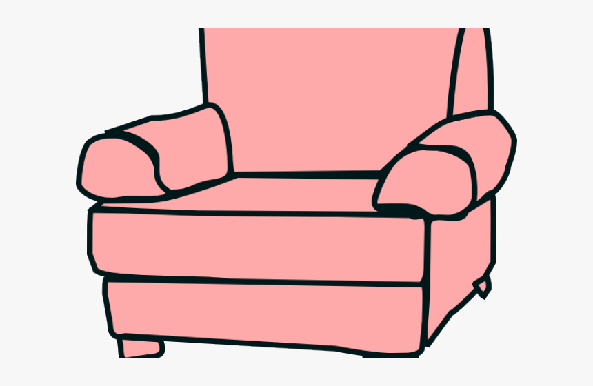 Couch Clipart Single Sofa - Armchair Clip Art, HD Png Download, Free Download