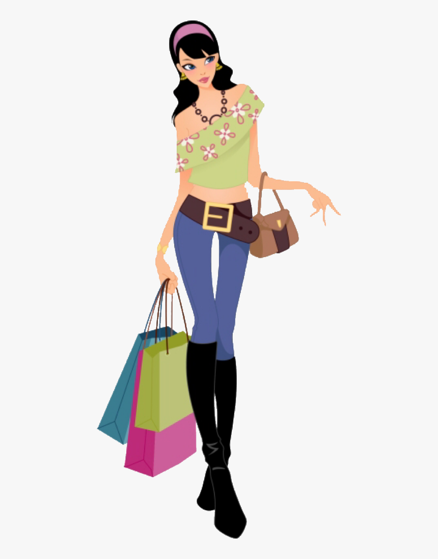 Fashion Girl Vector Png Clipart , Png Download - Fashion And Beauty Vector, Transparent Png, Free Download