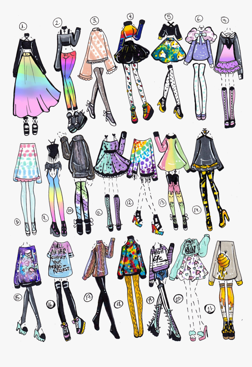 Fashion Clipart Png Transparent - Drawing Ideas For Clothes, Png Download, Free Download