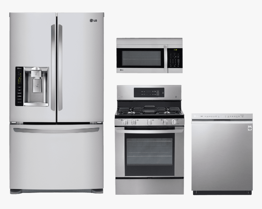 Lg Lfx25974st French Door Refrigerator - Appliances Packages, HD Png Download, Free Download