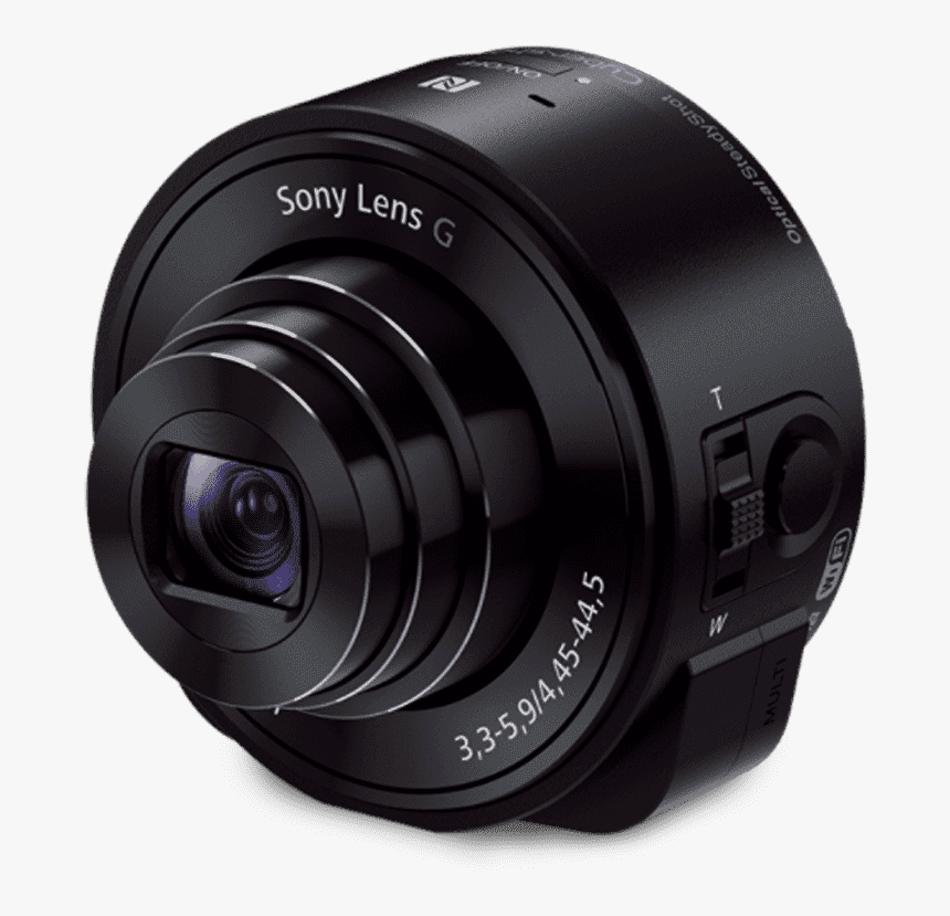 Qx10 Lens Style Camera With 18mp Sensor, , Product - Kamera Sony X 10, HD Png Download, Free Download