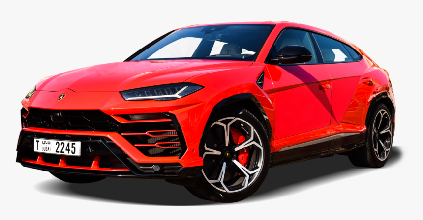 Lamborghini Urus Red Color - 65000 Car, HD Png Download, Free Download