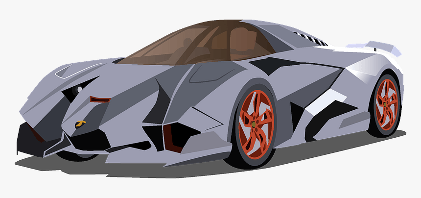 Lamborghini Egoista Clipart - Lamborghini Aventador, HD Png Download, Free Download