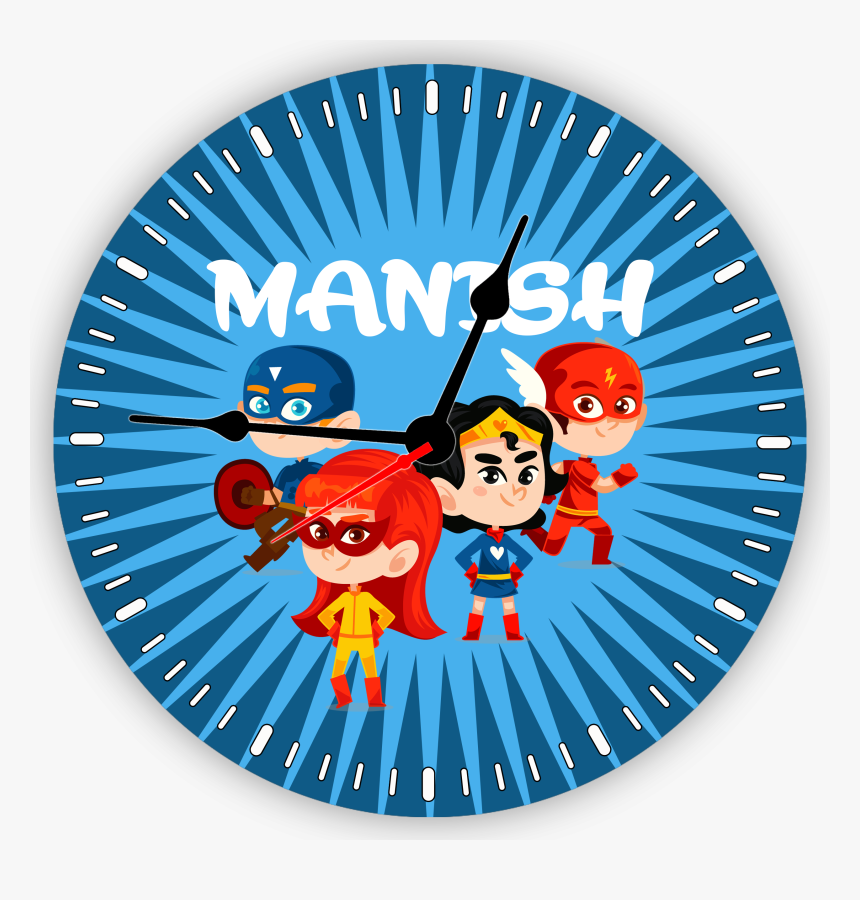 Funcart Super Hero Theme Round Wall Clock"
 Title="funcart - Safari, HD Png Download, Free Download