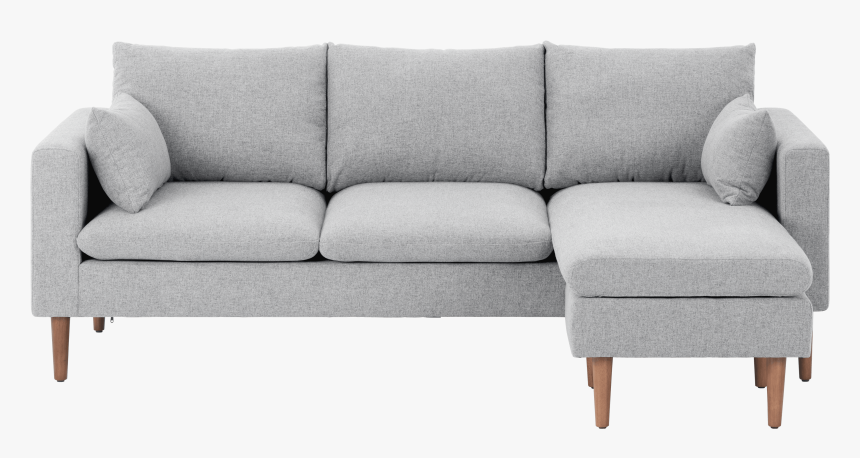 Light Grey L Shape Sofa, HD Png Download, Free Download