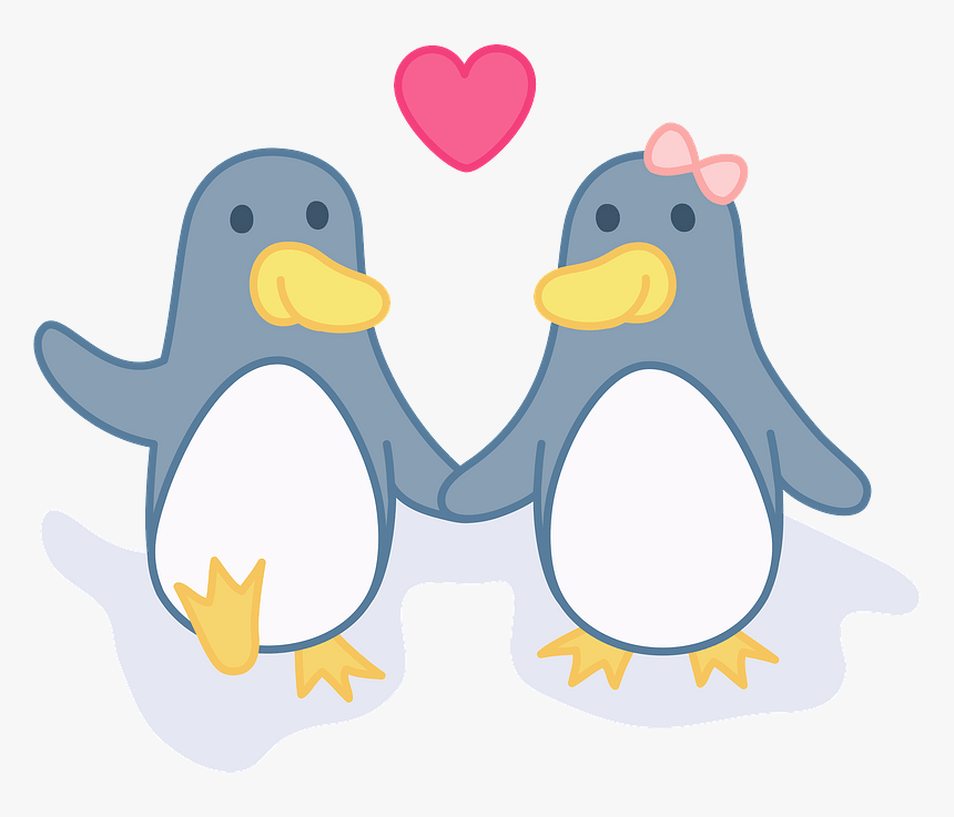 Penguins Couple Clipart - Adã©lie Penguin, HD Png Download, Free Download