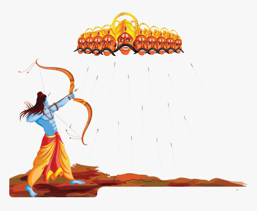 Vijayadashami Png Clipart Background - Happy Dussehra Wishes 2019, Transparent Png, Free Download