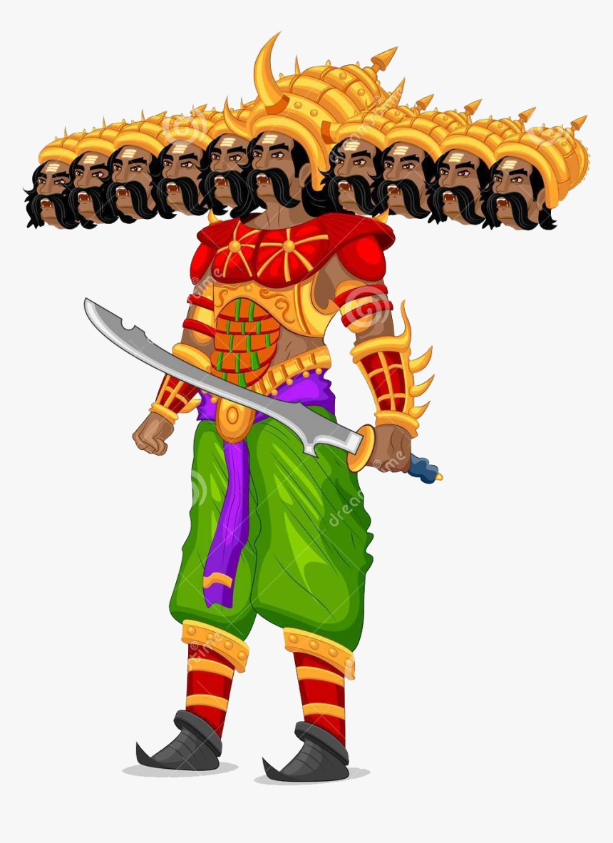 Ravana Png Download Image - Happy Dussehra 2019 Gif, Transparent Png, Free Download