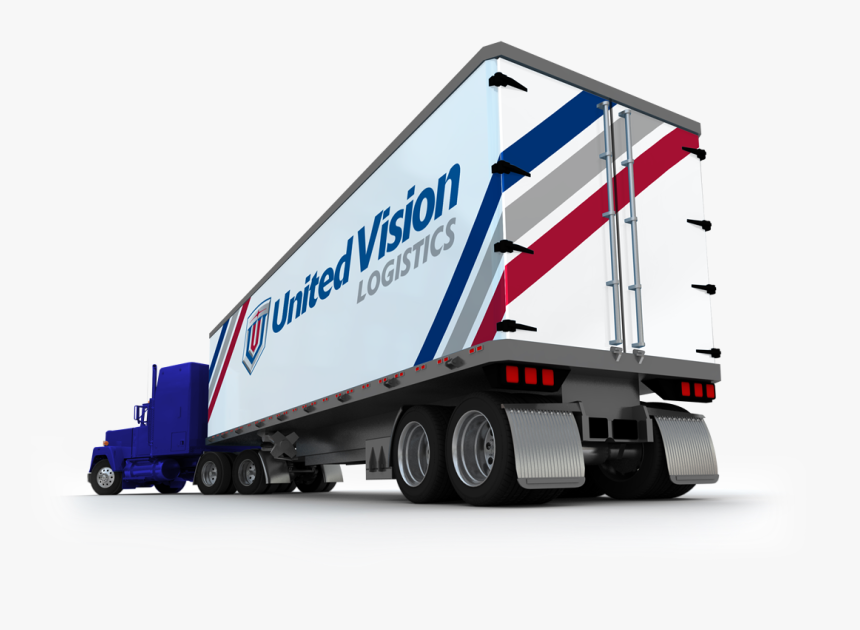 Uvl Model Truck Mock-up Back View Blue - Cri Rubber India, HD Png Download, Free Download
