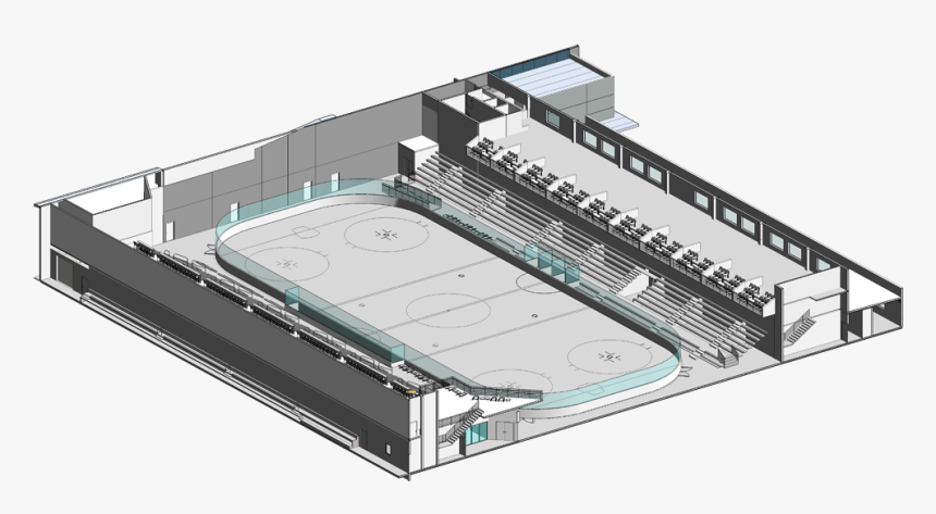 Photo Of The Rec Plex Ice Hockey Rink , Png Download - Metro Rec Plex, Transparent Png, Free Download