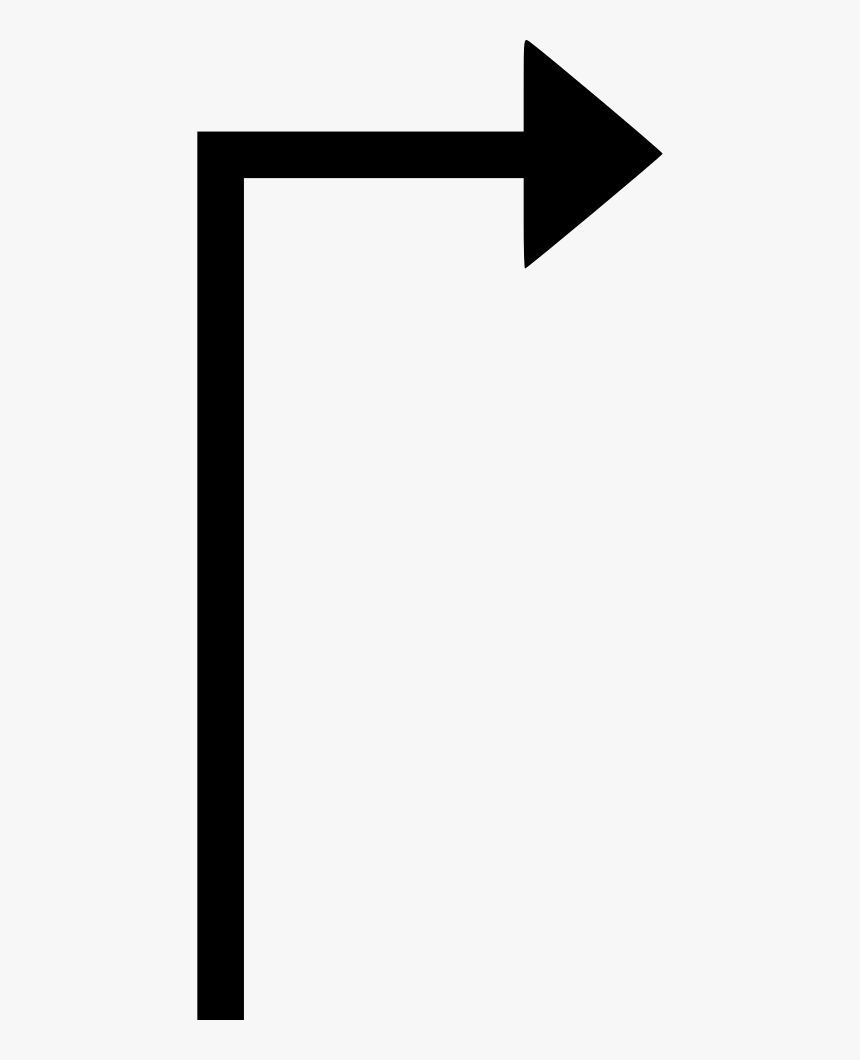 Turn Right Direction Arrow Sign Traffic - Monochrome, HD Png Download, Free Download