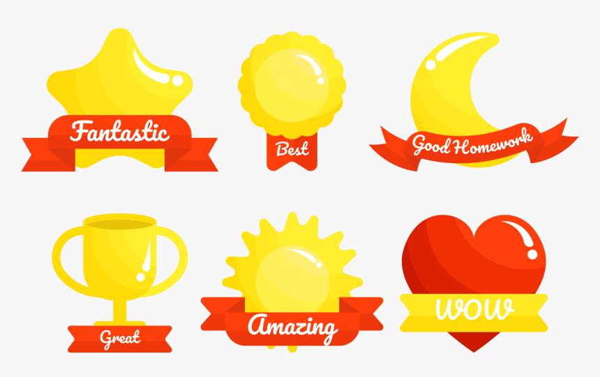 Teacher Reward Sticker Vector - Reward Clipart, HD Png Download, Free Download