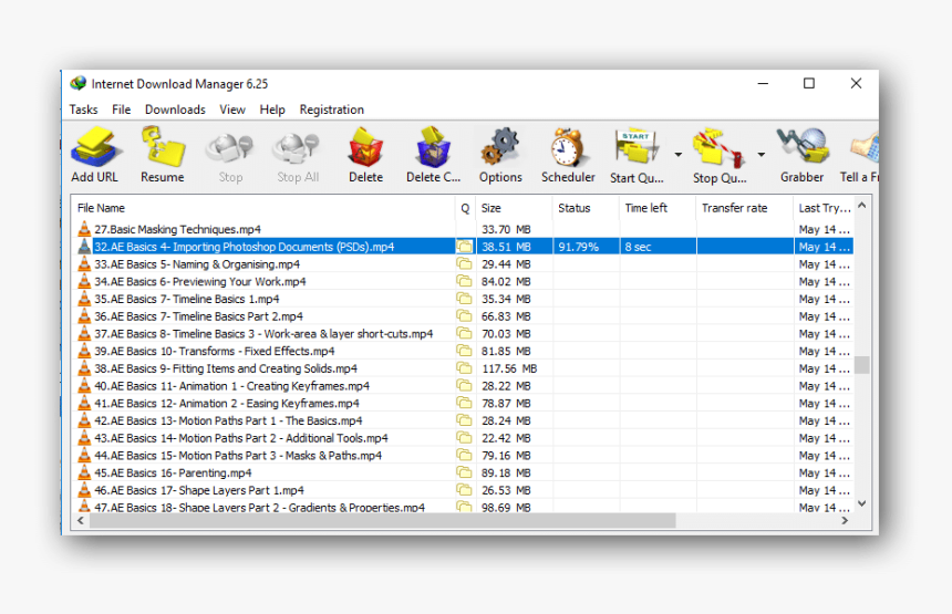 Transparent Playlist Icon Png - Internet Download Manager Speed View, Png Download, Free Download