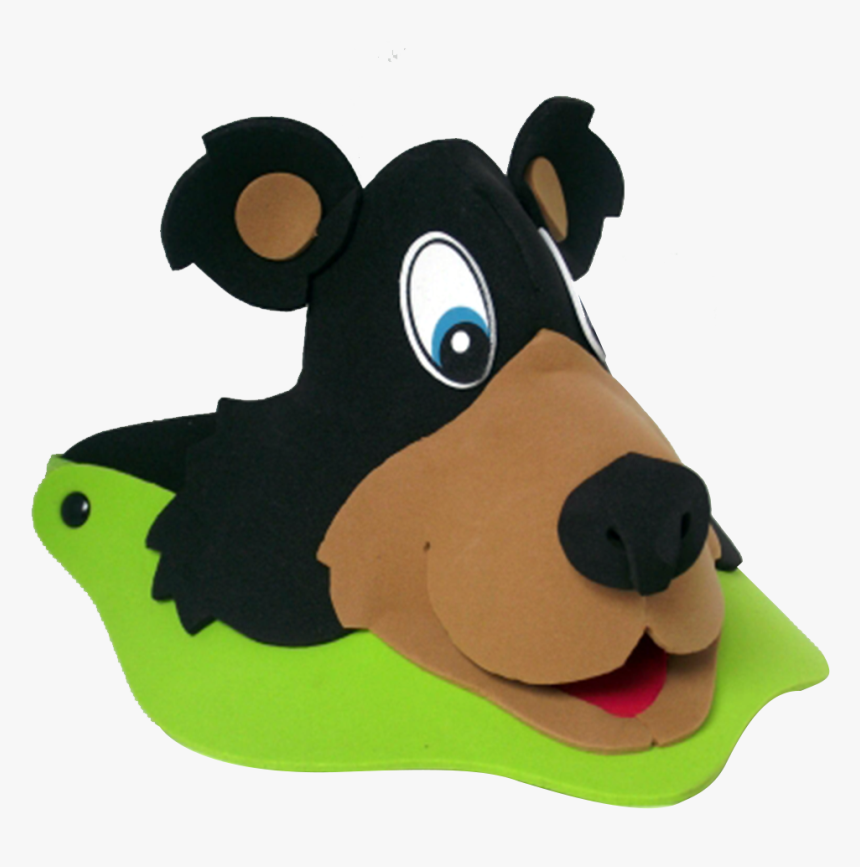 Black Bear Visor - Viseras De Animales En Foami, HD Png Download, Free Download