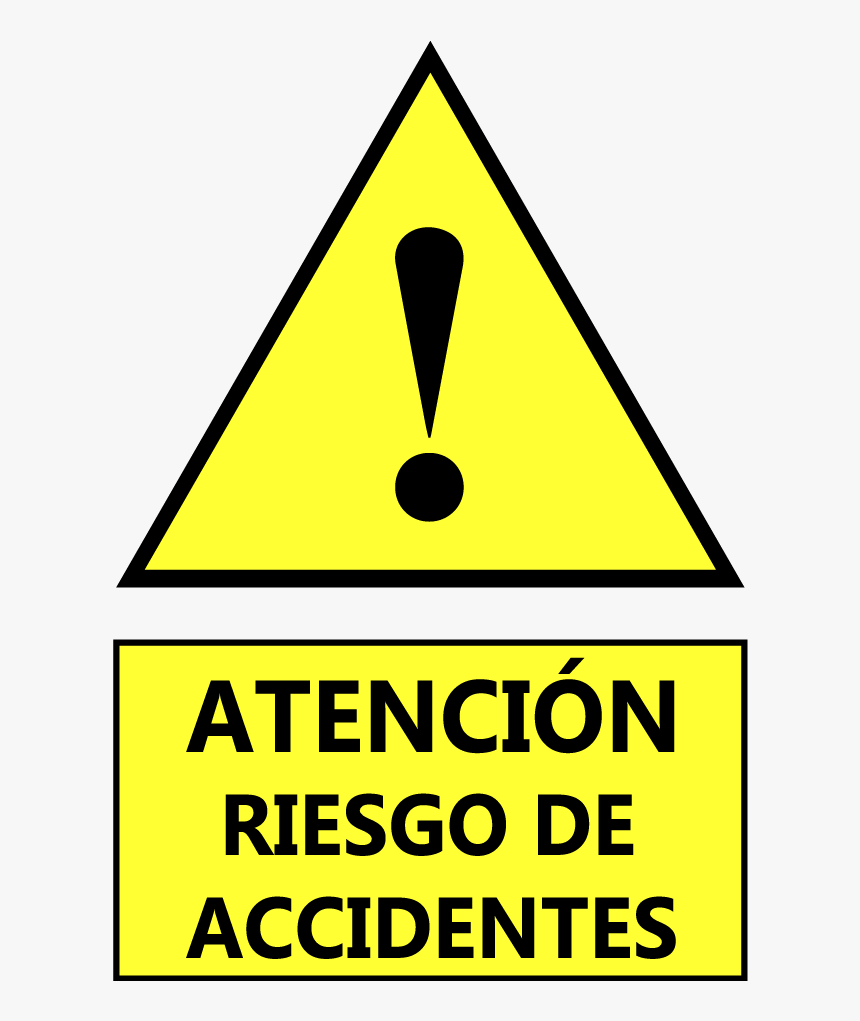 Atencion Riesgo De Accidentes, HD Png Download, Free Download