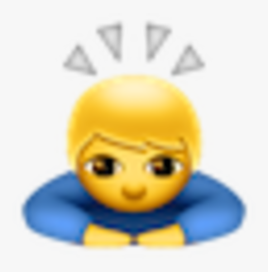 Ilustración Para El Artículo Titulado - Person Bowing Deeply Emoji, HD Png Download, Free Download