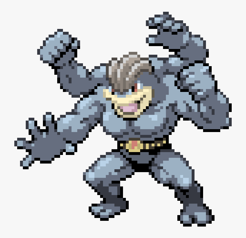 Pokemon Fusion Jokes , Png Download - Machamp Pixel Art, Transparent Png, Free Download