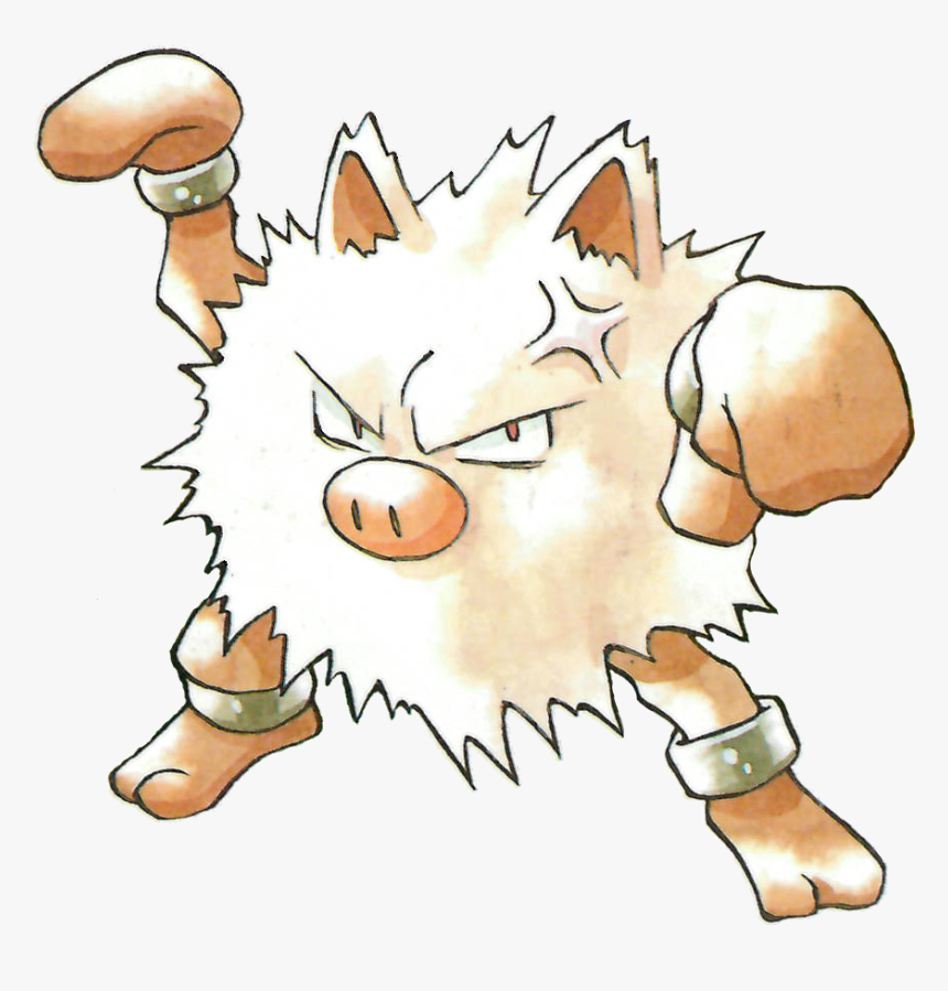 Machamp Is In - Primeape Ken Sugimori, HD Png Download - kindpng.