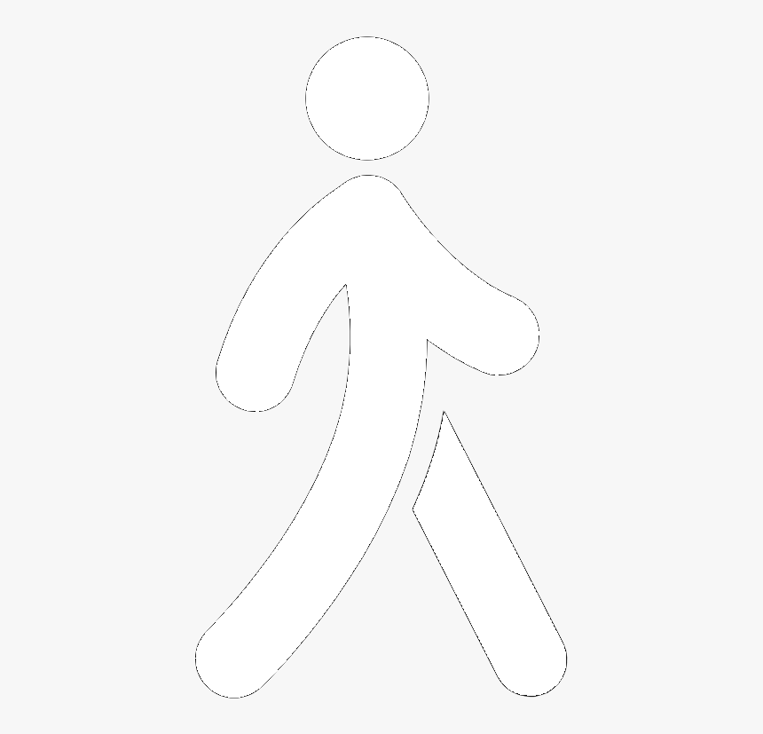 Symbol Walking Away - Line Art, HD Png Download, Free Download