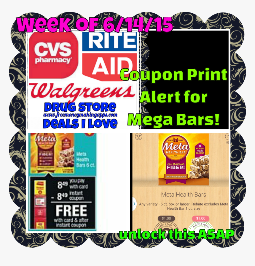 Drug Store Deals I Love Week Of 6/14/15 Cvs , Walgreens, - Rite Aid, HD Png Download, Free Download