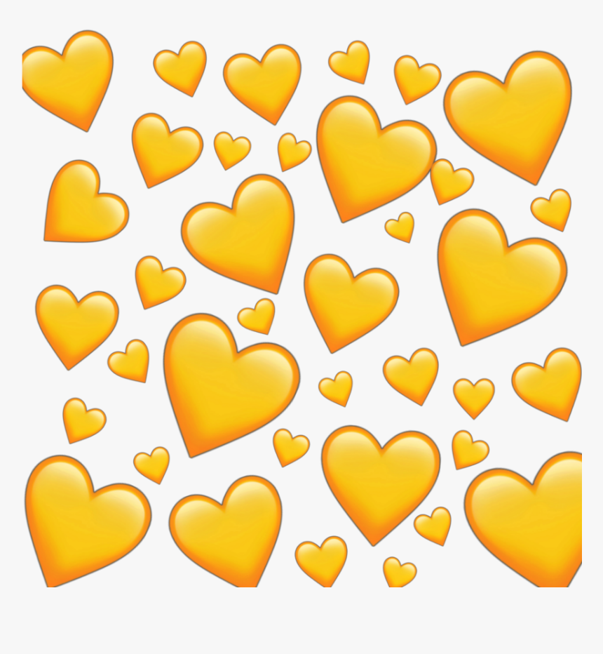 #freetoedit #stickers #hearts #heartemoji #emoji #yellow - Purple Heart Emoji Transparent Background, HD Png Download, Free Download