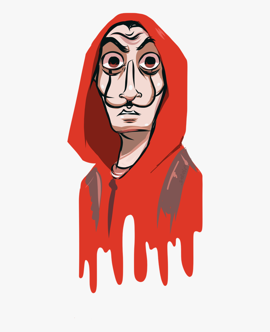 Salvador Dali La Casa De Papel Mask - La Casa De Papel Png, Transparent Png, Free Download