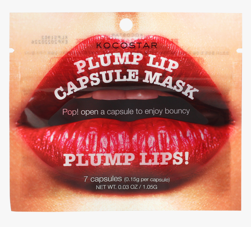 Cápsulas Hidratantes Para Labios, , Hi-res - Kocostar Plump Lip Capsule Mask, HD Png Download, Free Download