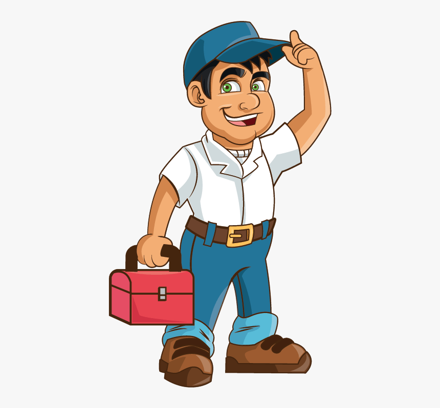 Hombre Con Caja De Herramientas Animado , Png Download - Trabajador Con Caja De Herramientas, Transparent Png, Free Download