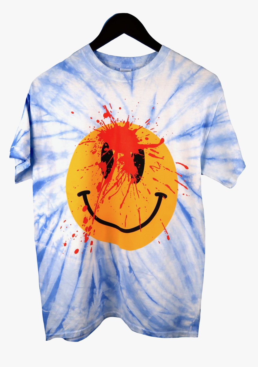 Playboi Carti Die Lit Tour Tie Dye Smiley Face T-shirt - Smiley, HD Png Download, Free Download