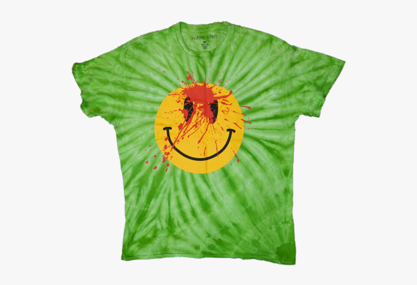 Playboi Carti Die Lit Tour Tie Dye Smiley Face T-shirt, HD Png Download, Free Download