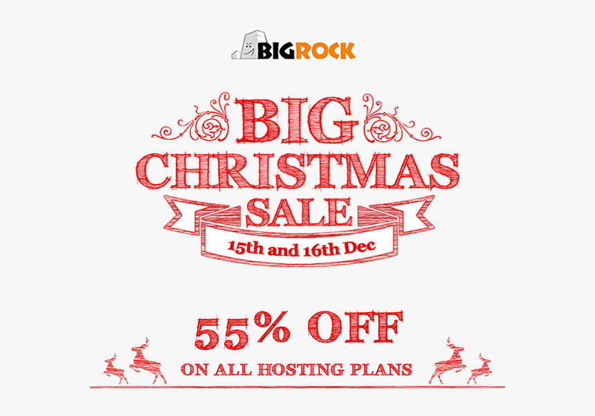 Big Rock Christmas Deals , Png Download - Big Rock Christmas Sale Banner, Transparent Png, Free Download