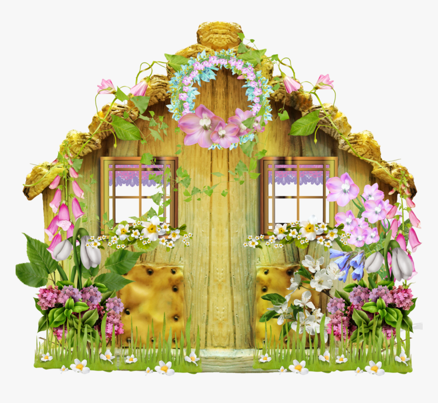 Transparent Gardenia Clipart - Home And Flowers Clipart, HD Png Download, Free Download