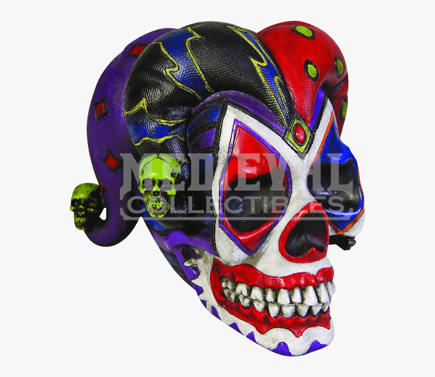 Statue Cc By Medieval - Jester Resin Mask, HD Png Download, Free Download