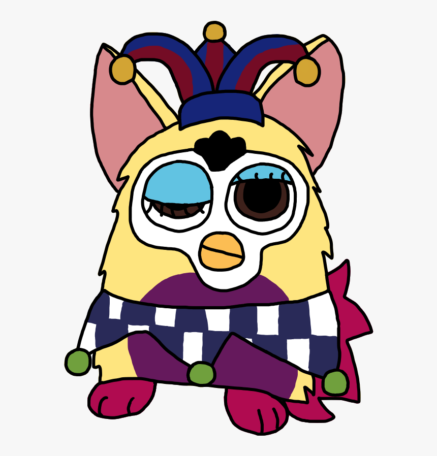 Furby Transparent Jester - Cartoon, HD Png Download, Free Download