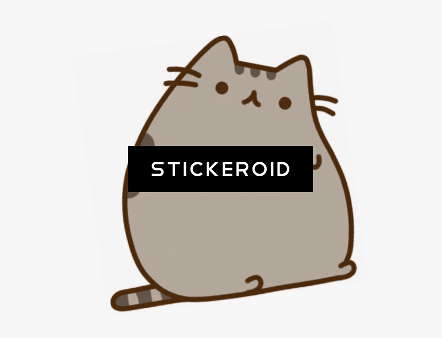 Pusheen The Cat Greeting Card - Pusheen Stickers Telegram Cat, HD Png Download, Free Download