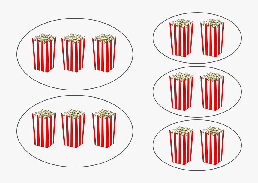 Multiplication Division Same But Different Popcorn - Same But Different Math, HD Png Download, Free Download