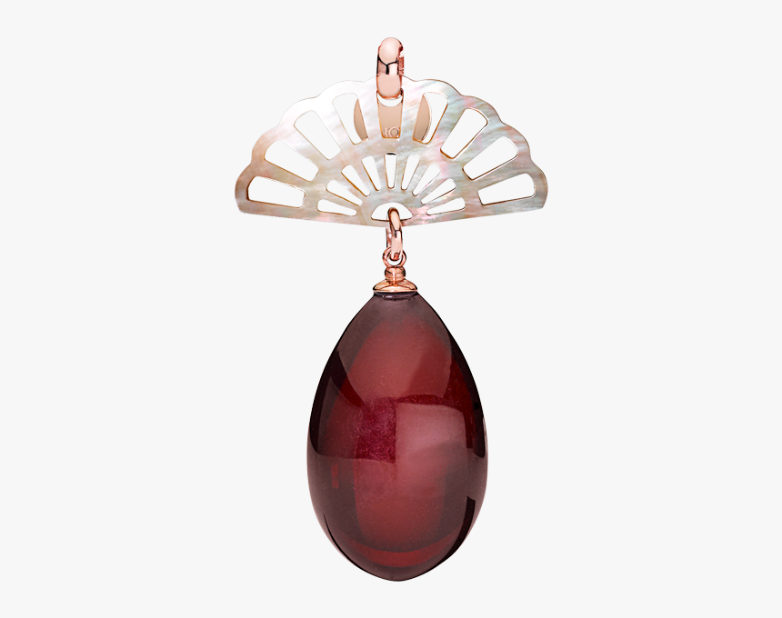 Breeze Pendant In Cherry Amber And Mother Of Pearl - Crystal, HD Png Download, Free Download