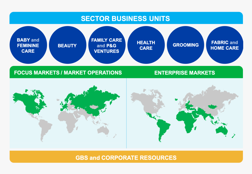 P&g Organizational Structure 2020, HD Png Download, Free Download